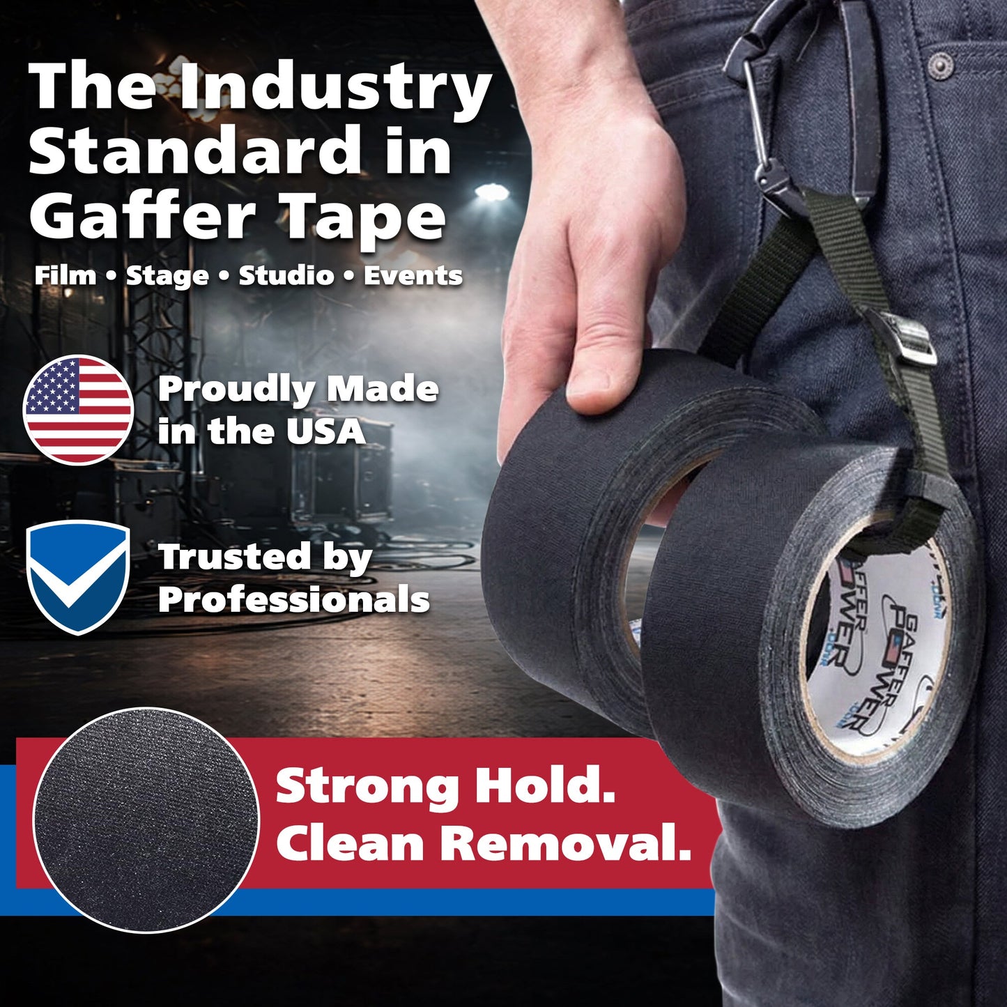 Gaffer Tape — Black 1" x 55yd