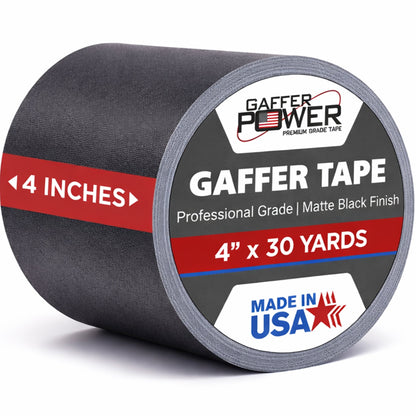 Gaffer Tape — Black 4" x 30yd