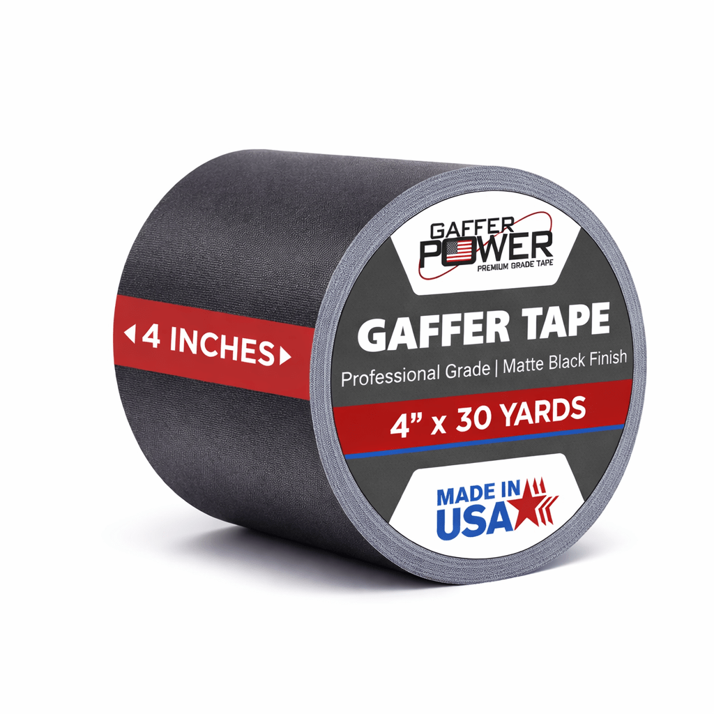 Gaffer Tape — Black 4" x 30yd