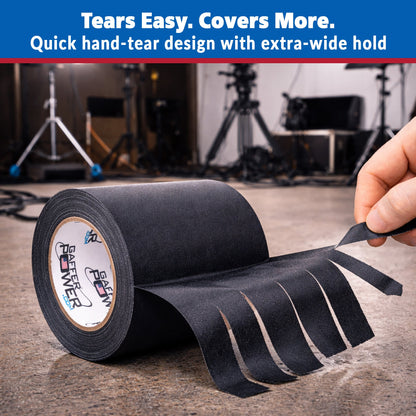 Gaffer Tape — Black 4" x 30yd