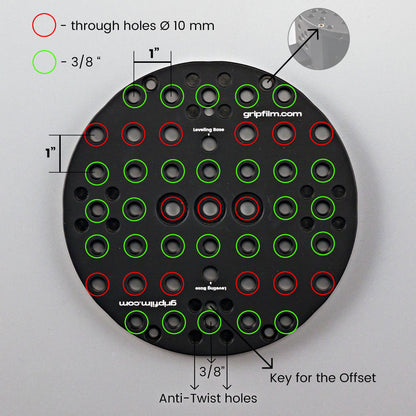 Kit for 250 mm / 10" suction cup