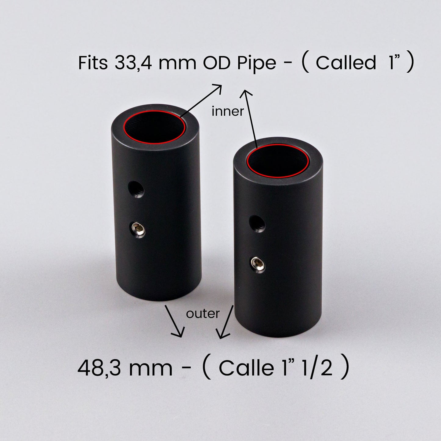 STARTER PIN 48.3mm - Anti twist sistem