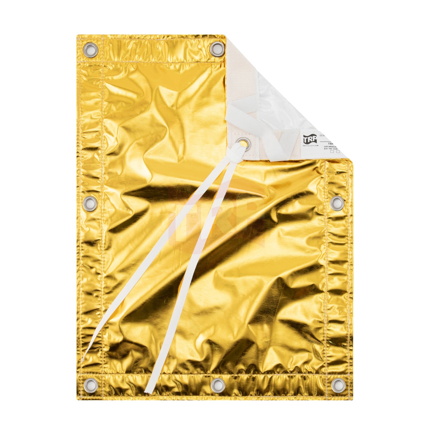 8' X 12' Gold Lamé