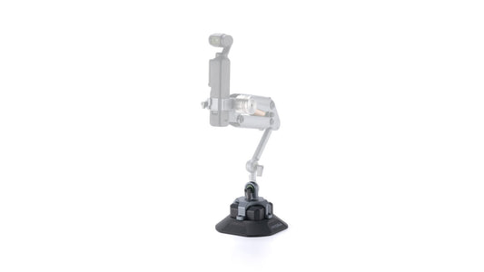Electronic Suction Cup (4.5") with Rosette Mounting Bracket - Titanium Gray