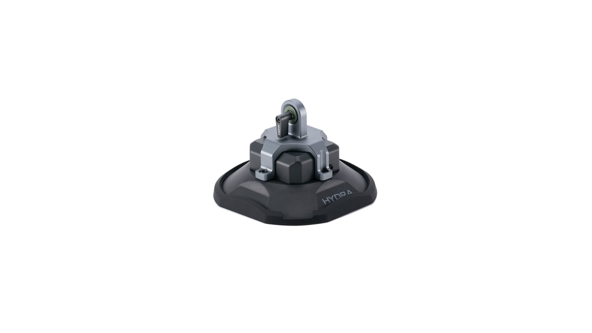 Electronic Suction Cup (4.5") with Rosette Mounting Bracket - Titanium Gray