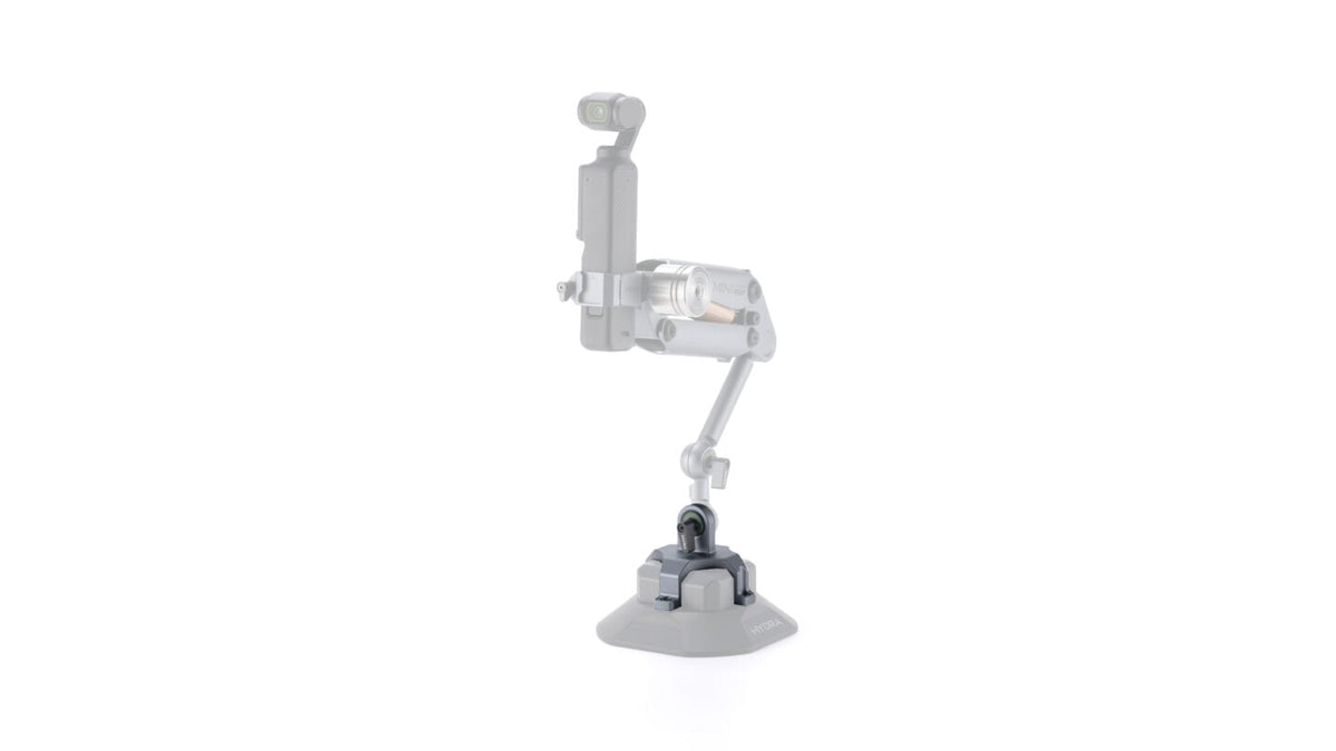Rosette Mounting Bracket for Electronic Suction Cup (4.5") - Titanium Gray