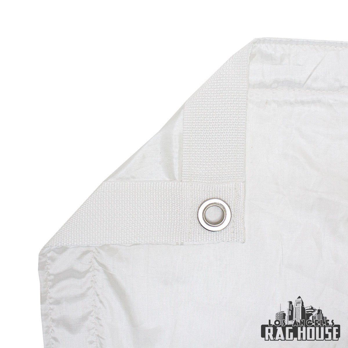 1/2 Stop Silk White by LA Rag House - fabric detail