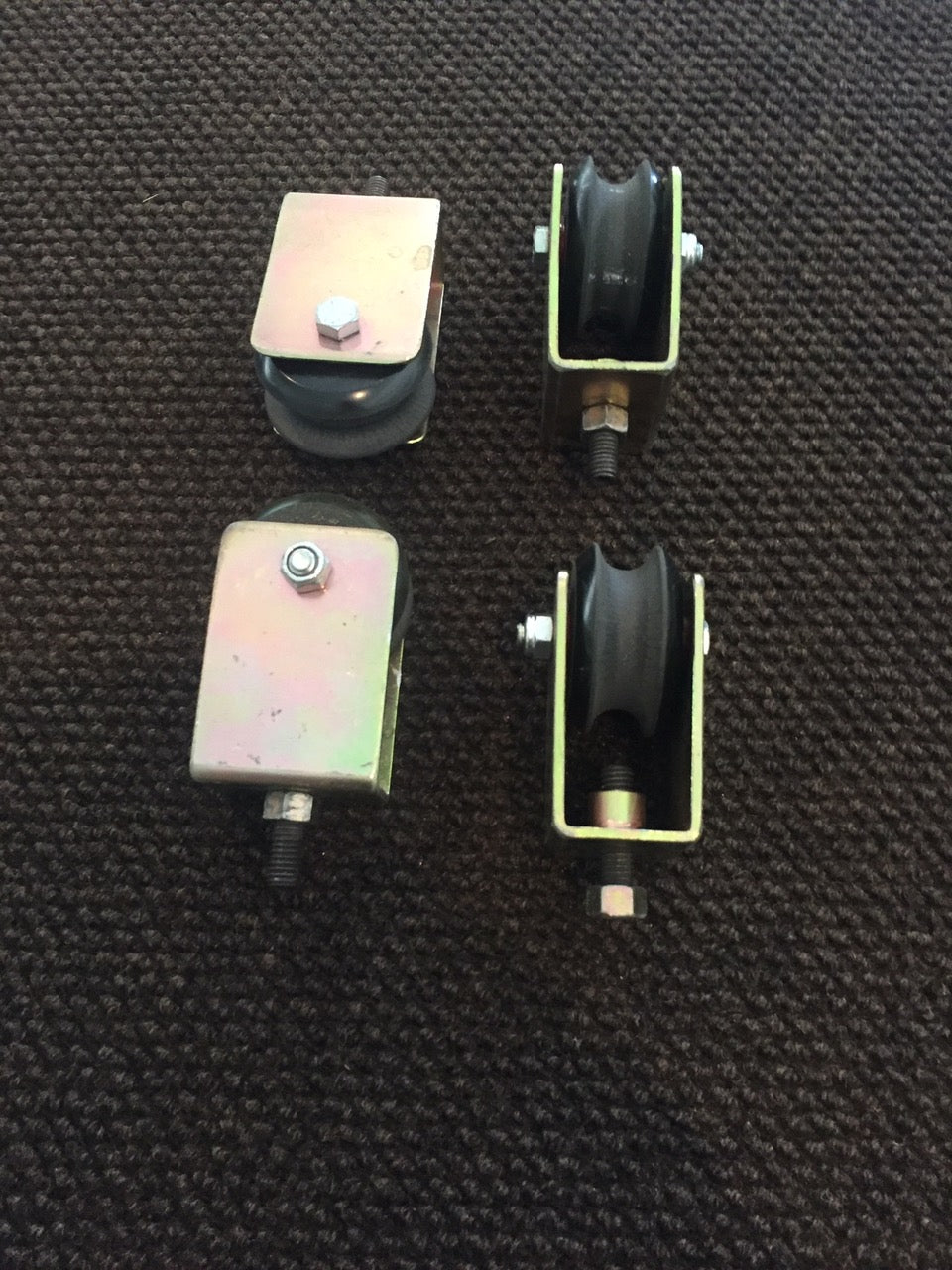 4 - Modern Trolly Wheels for 5/8” Rod  - On Clearance - Grip Support Store