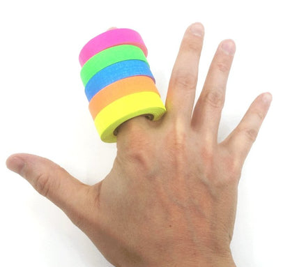 Spike Tape, 5-Pack, (1/2 In x 6 Yds) Multi-Color - Grip Support Store