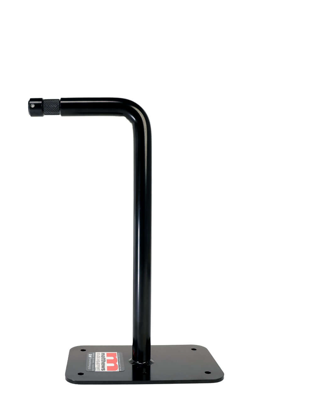 Black Hyper-Chrome Right Angle Baby Plate - Grip Support Store