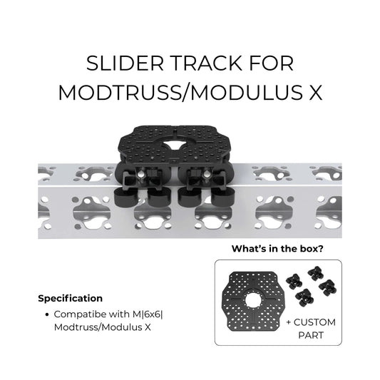 Slider Track for Modtruss / Modulus X - overslung camera slider track