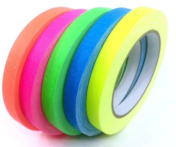 Gaffer Tape — Fluoro 5-Pack, 1/2" x 20yd