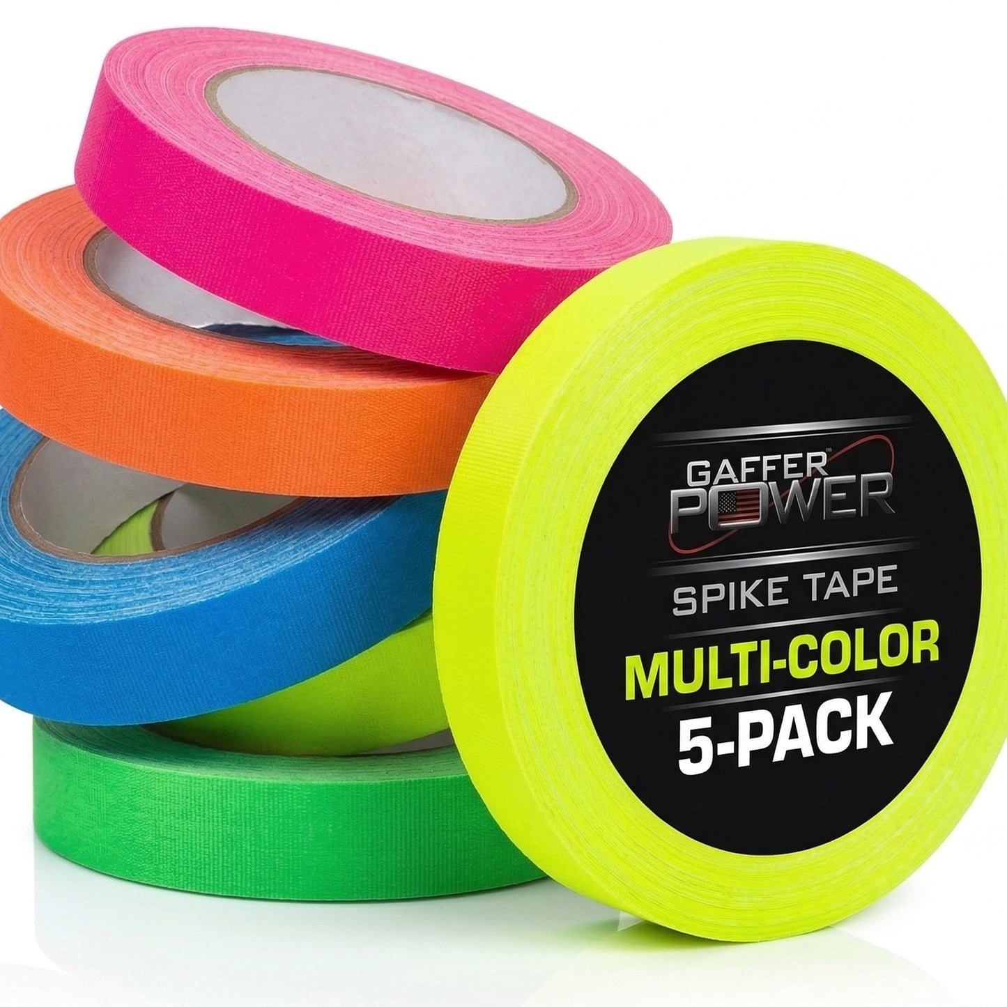 Gaffer Tape — Fluoro 5-Pack, 1/2" x 20yd