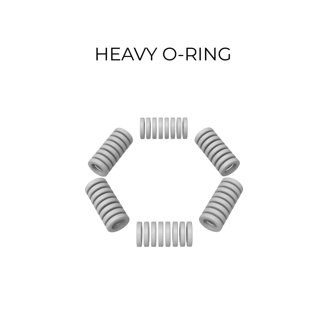 C35 Vibration O-ring, Heavy (grey), 48-piece pack