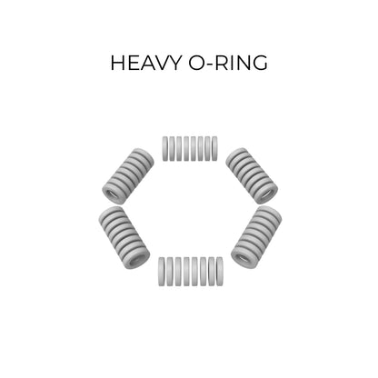 C35 Vibration O-ring, Heavy (grey), 48-piece pack