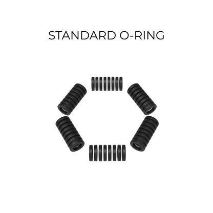 C35 Vibration O-ring, Standard (black), 48-piece pack