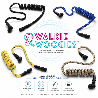 Walkie Woogies – Acoustical Surveillance Tube Earpiece (29 Colors)