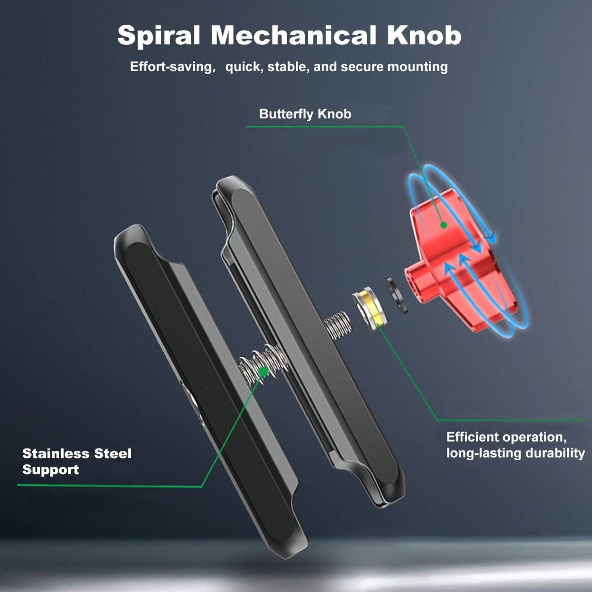 Mechrig Aluminum Ball Head Tube Clamp Bracket for Action Camera - Grip Support Store