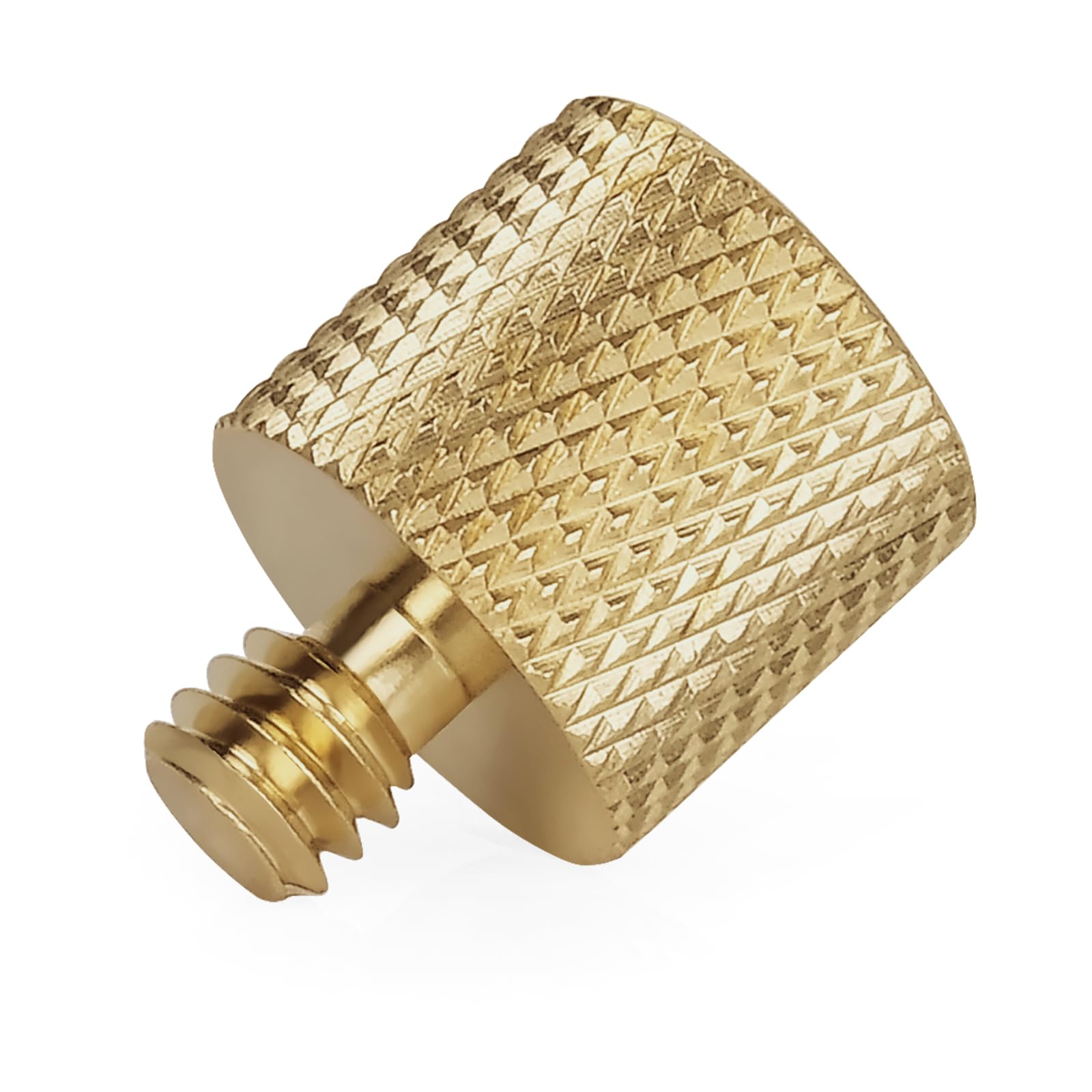 3/8"-16 Female to 1/4"-20 Male Thread (Brass)- 2 Pack - Grip Support Store
