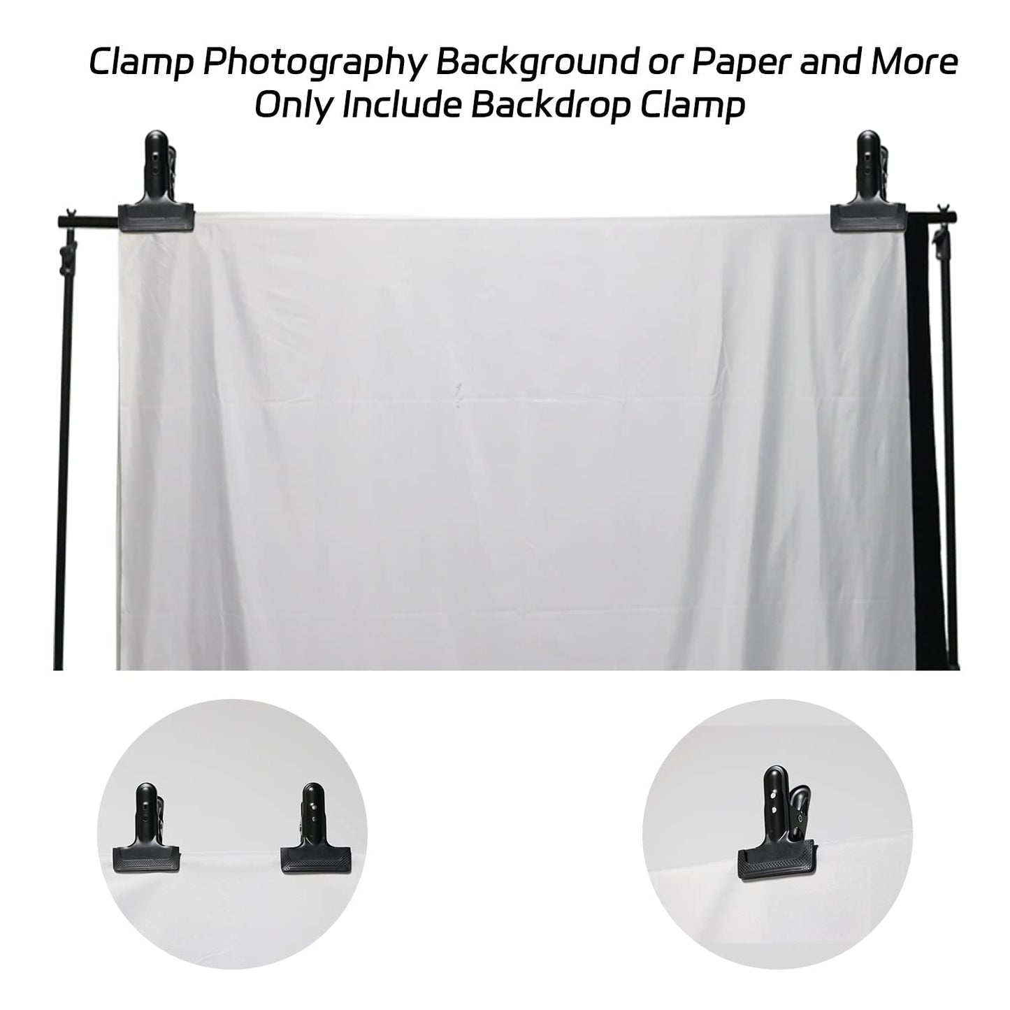 Heavy Duty Backdrop Clips Metal Spring Clamps - Grip Support Store