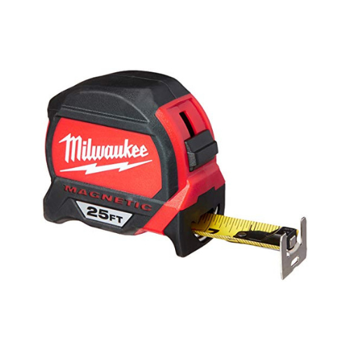 Milwaukee Magnetic Tape Measure 25 ft x 1.83 Inch - Grip Support Store