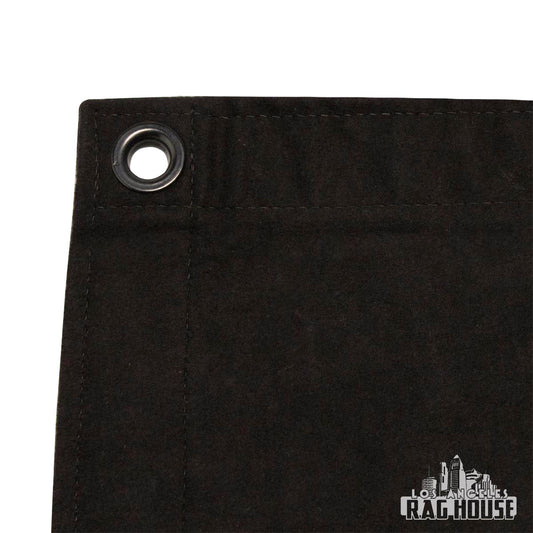 Solid Black by LA Rag House - black light-block fabric on frame