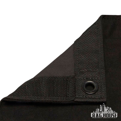 Solid Black by LA Rag House - fabric detail