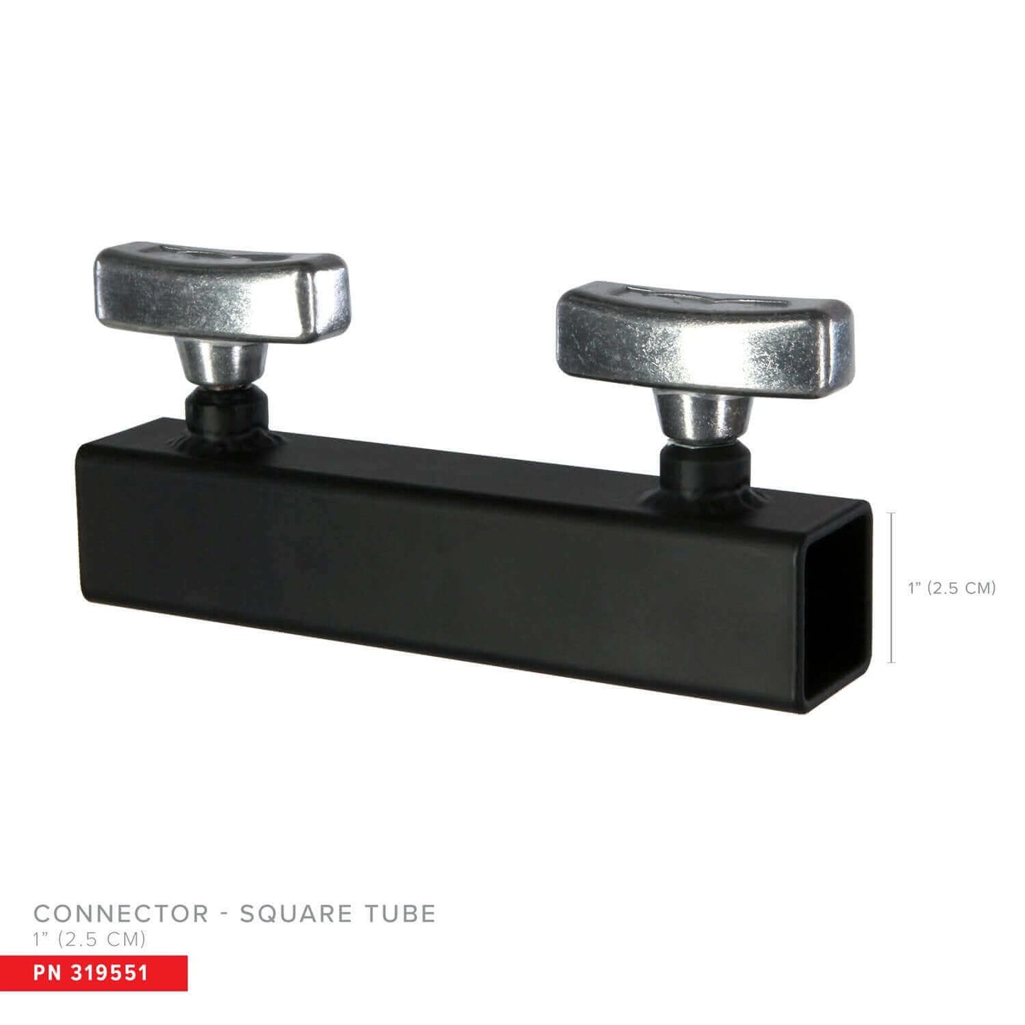 Connector for 1" Square Tube - Grip Support Store