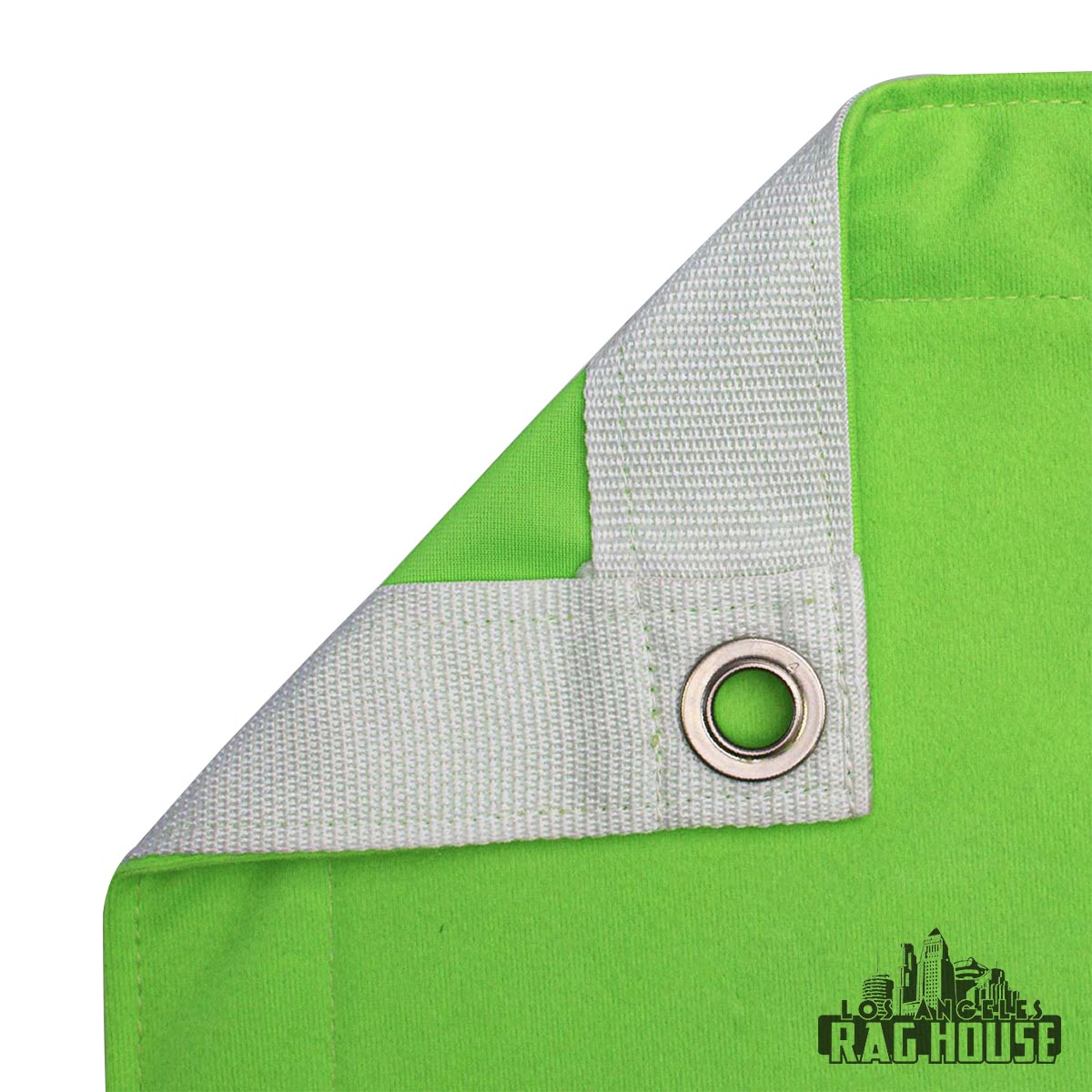 Digital Key Green Poly Pro by LA Rag House - fabric detail