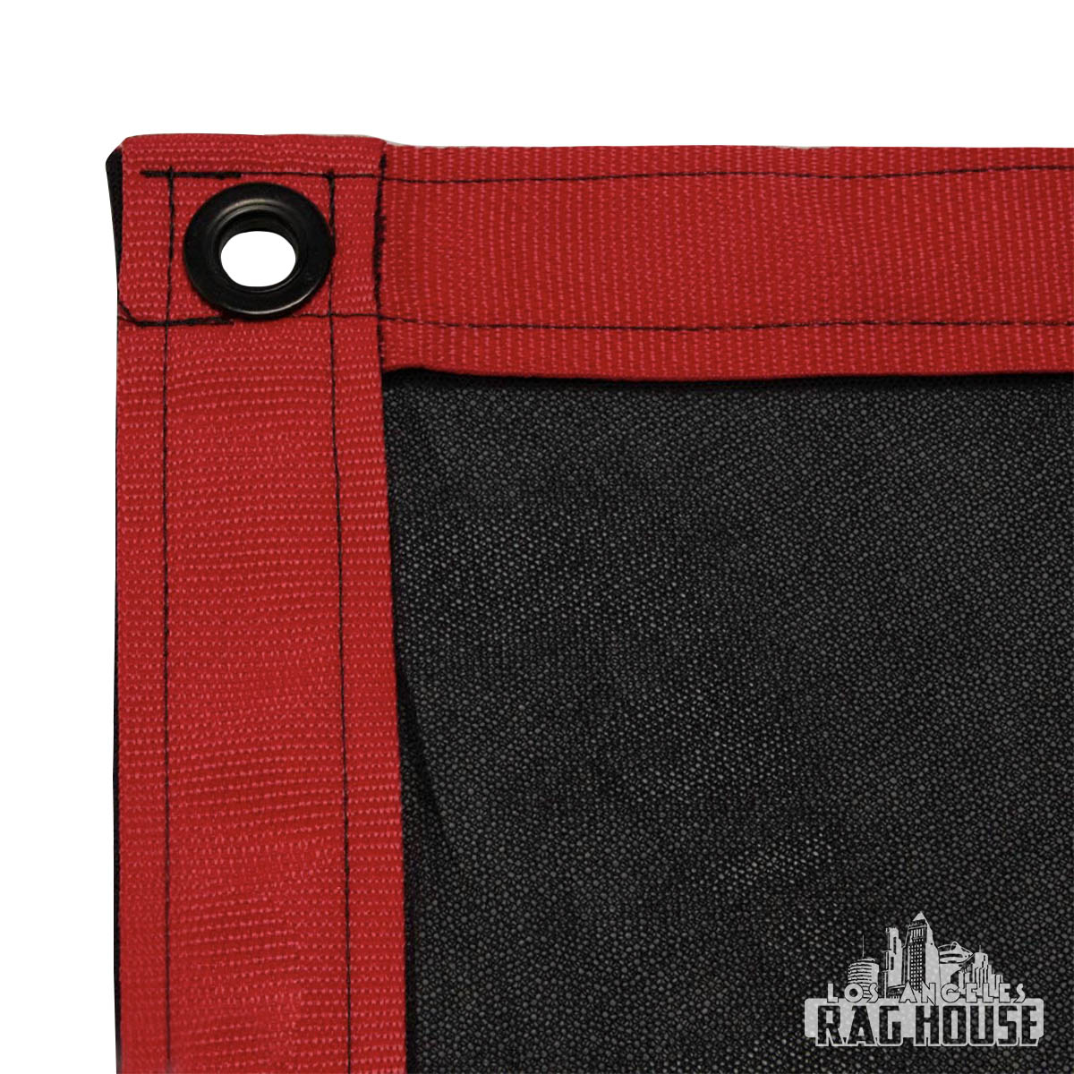 Double Scrim Black by LA Rag House - black double scrim fabric