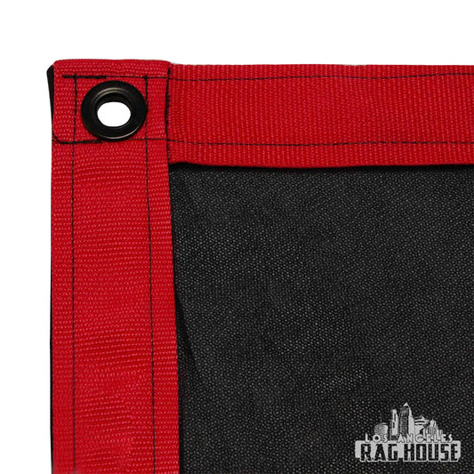 Double Scrim Black by LA Rag House - black double scrim fabric