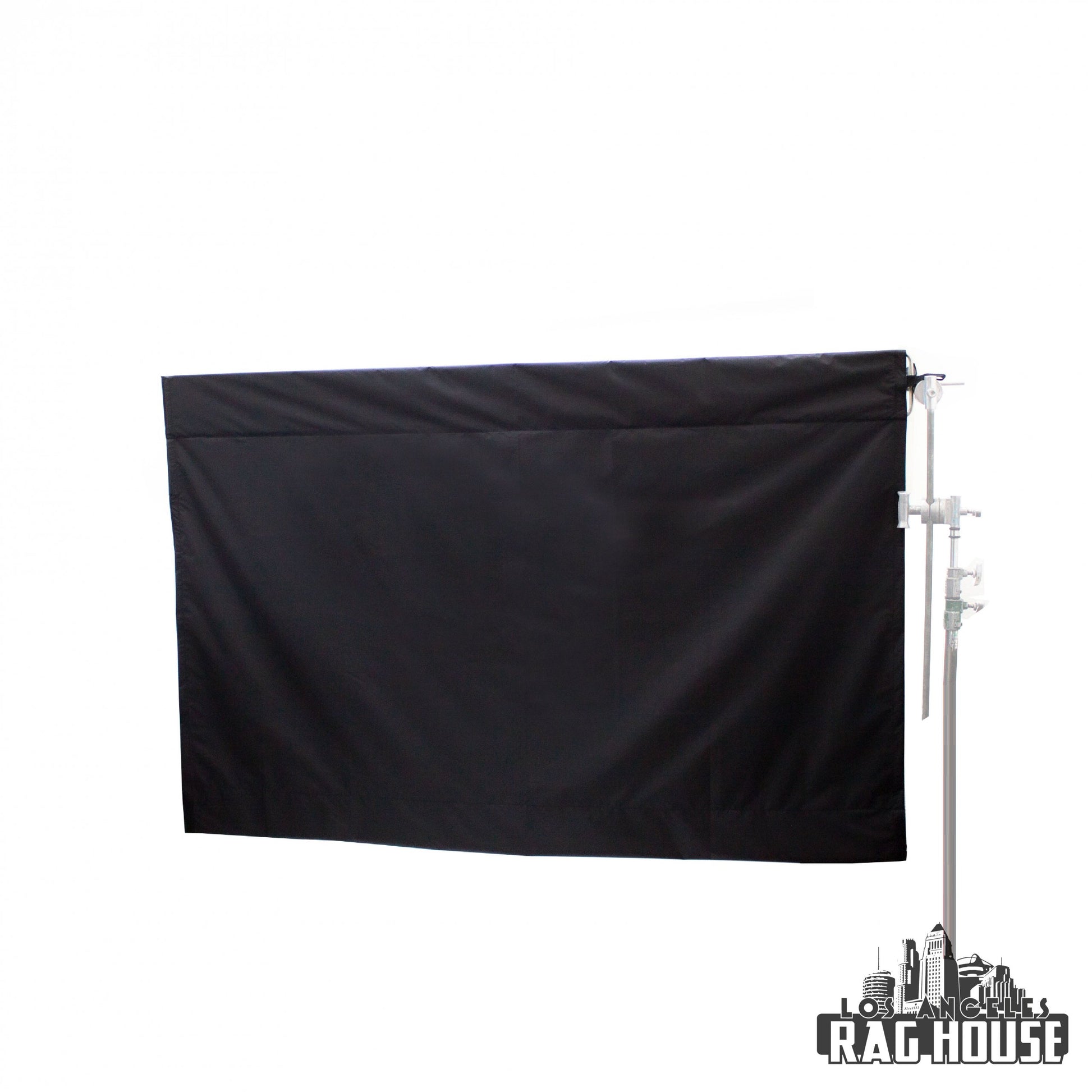 White Bounce B/W Wag Flag Cover Roll-Out by LA Rag House - cover rolled out on wag flag frame