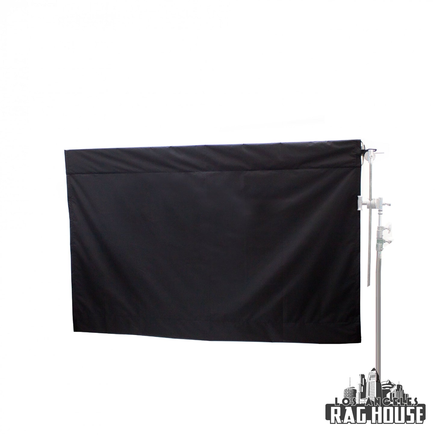 Full Grid Silent Wag Flag Cover Roll-Out by LA Rag House - cover rolled out on wag flag frame