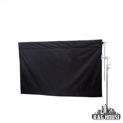 1/4 Grid Silent Wag Flag Cover Roll-Out by LA Rag House - cover rolled out on wag flag frame