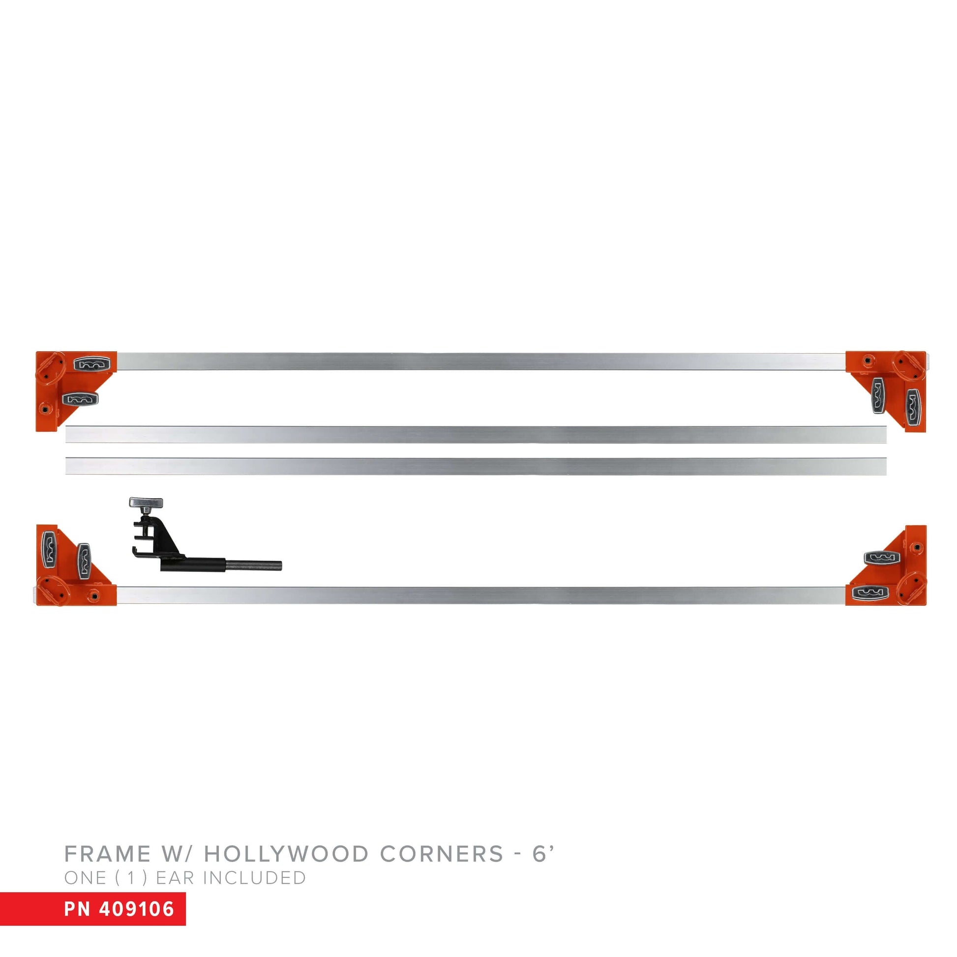 Hollywood Overhead / Butterfly Frames 1" Square Tubing 6' - 12' - Grip Support Store