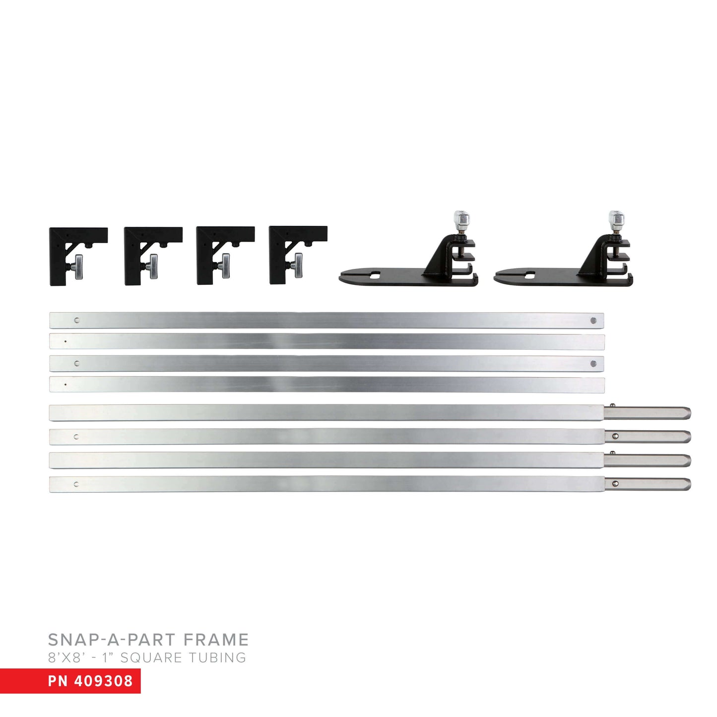 Overhead / Butterfly Snap-A-Part Frame 1" Square Tubing 6' - 12' - Grip Support Store