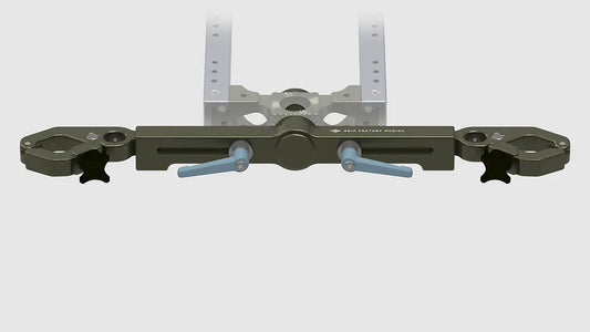 GF-Scaffold Tube Double Mount for GF‑Slider (42 mm–51 mm) - Grip Support Store