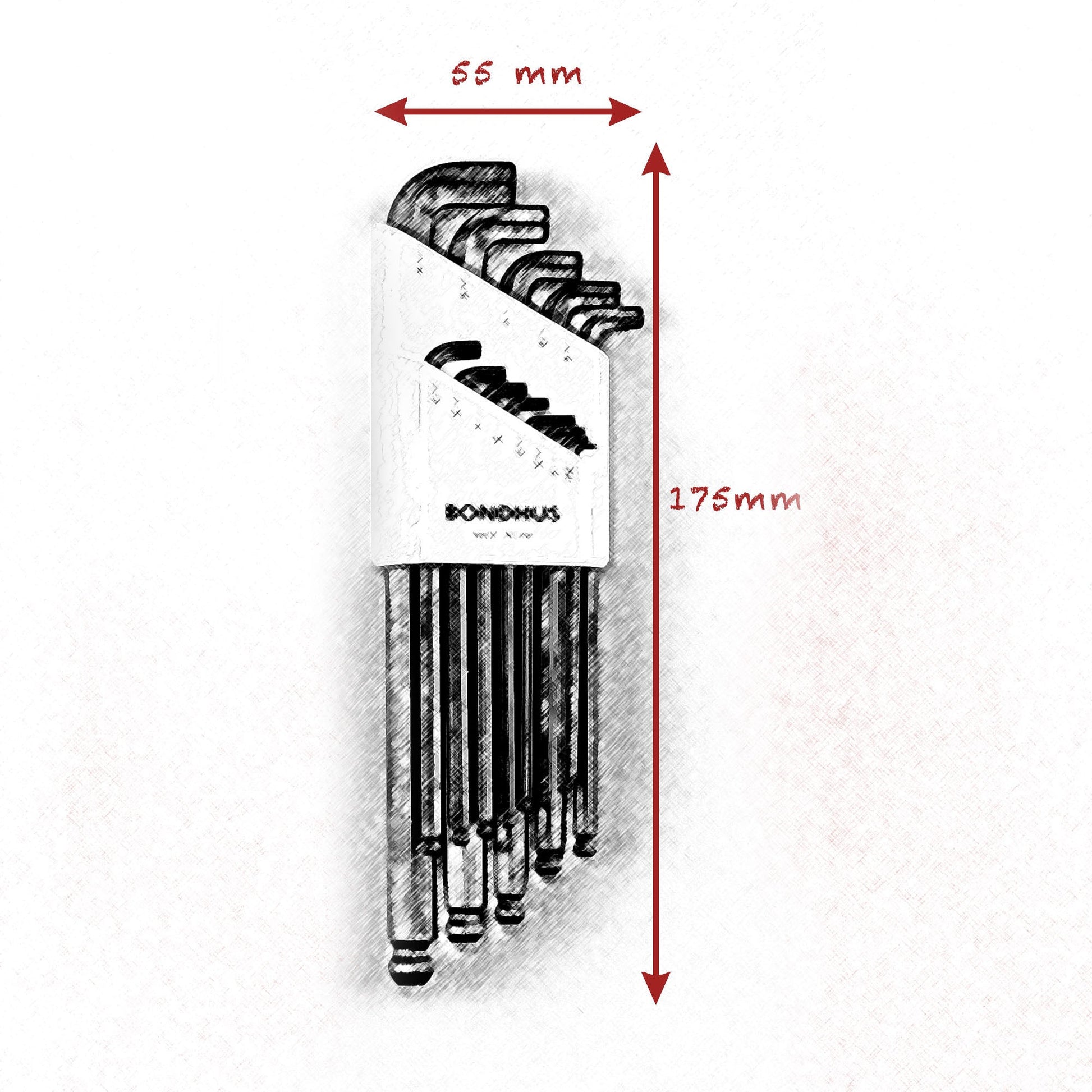 ALLEN KEY INCH STUBBY SET - Grip Support Store