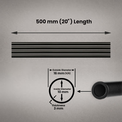 500mm PRECISION RODS 16mm SET - Grip Support Store