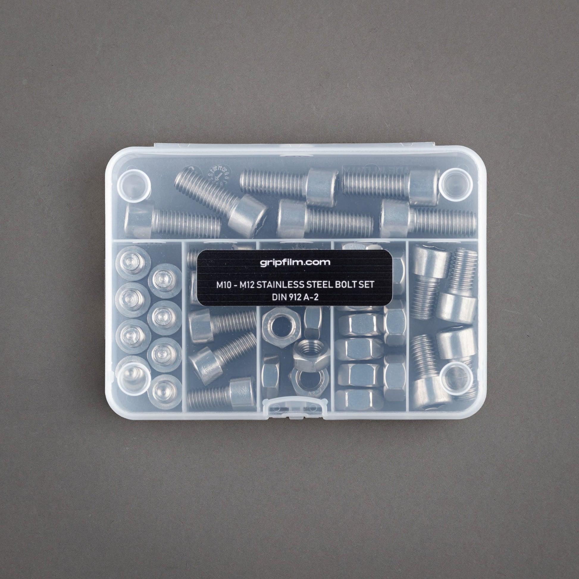 M10 - M12 STAINLESS STEEL BOLT SET - Grip Support Store