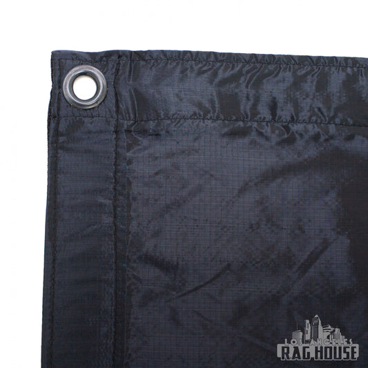 1/2 Grid Silent Black by LA Rag House - black grid cloth diffusion