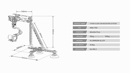Hydra Alien Car Mounting System