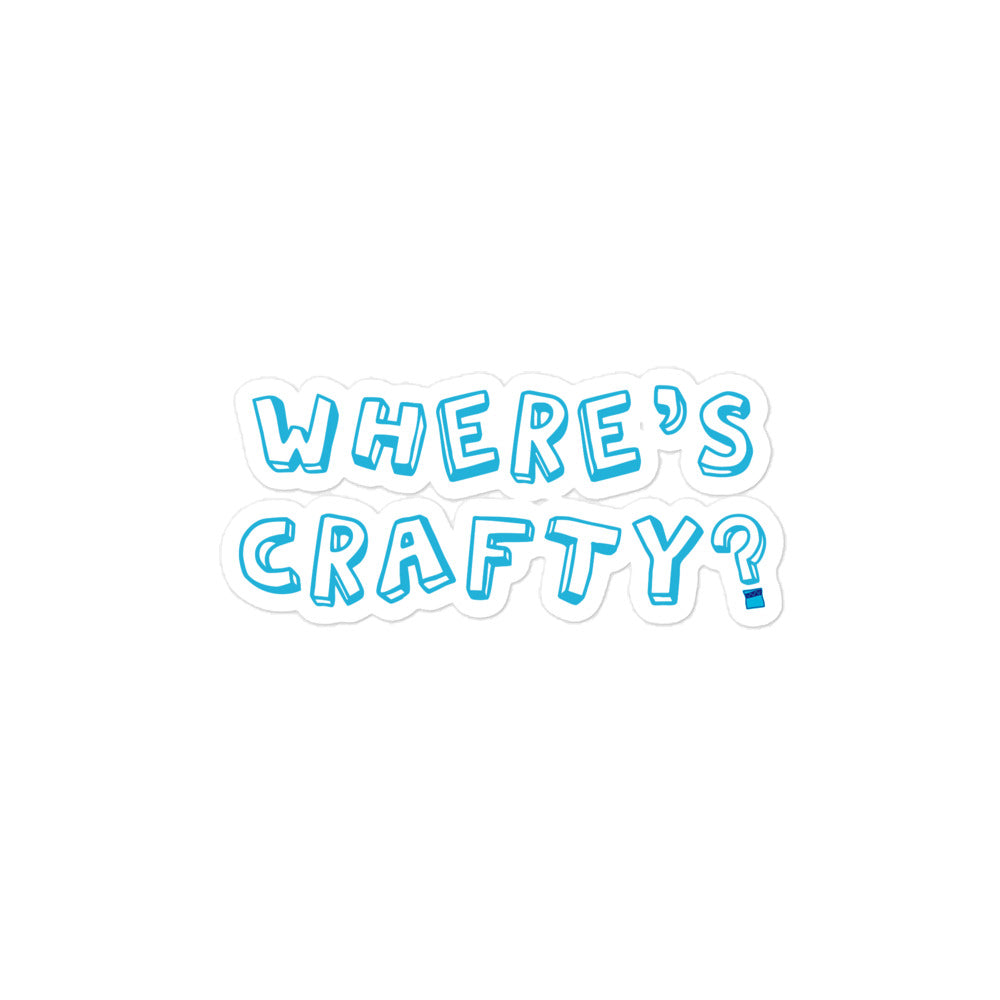 Where's Crafty Sticker - Grip Support Store