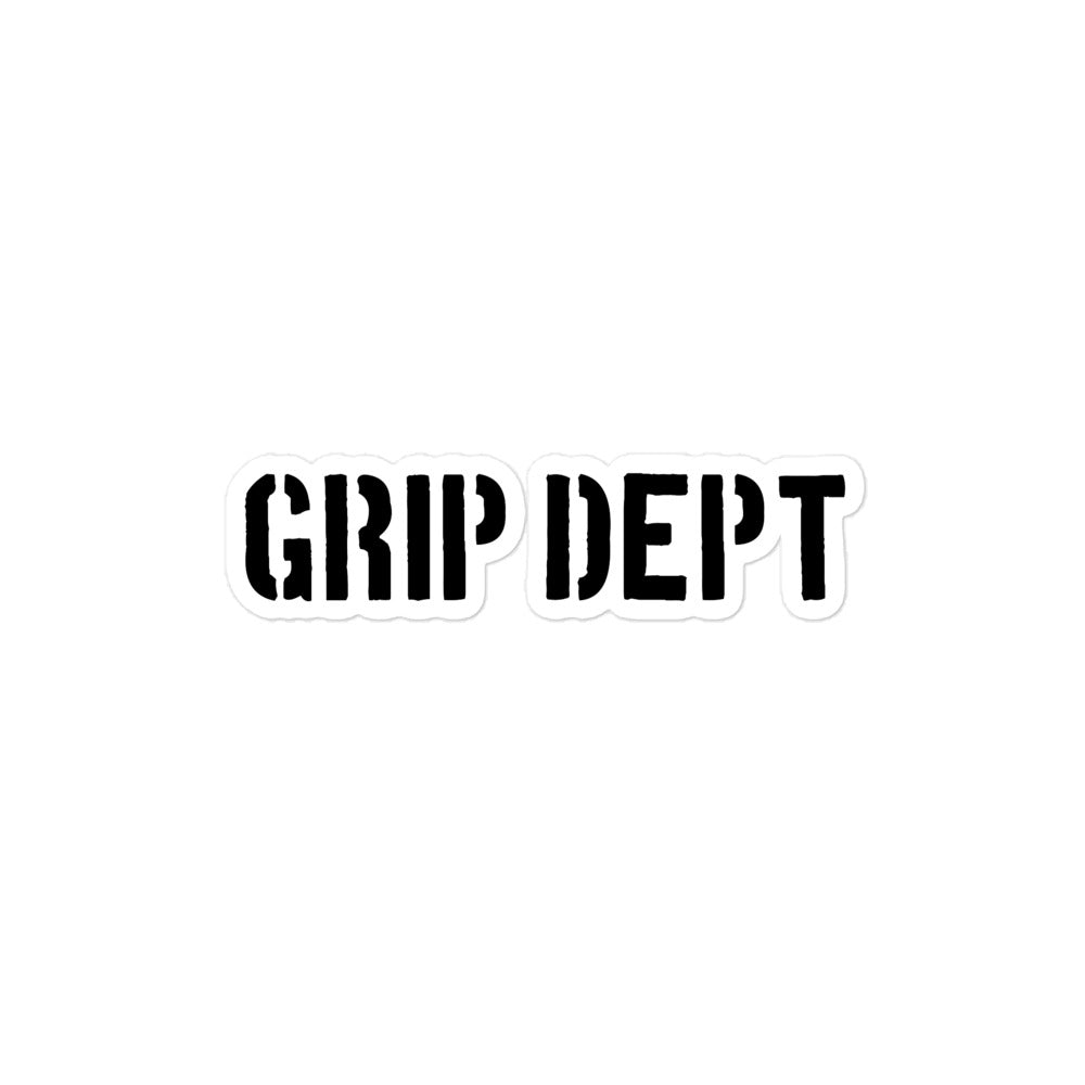 Grip Dept Stickers - Grip Support Store
