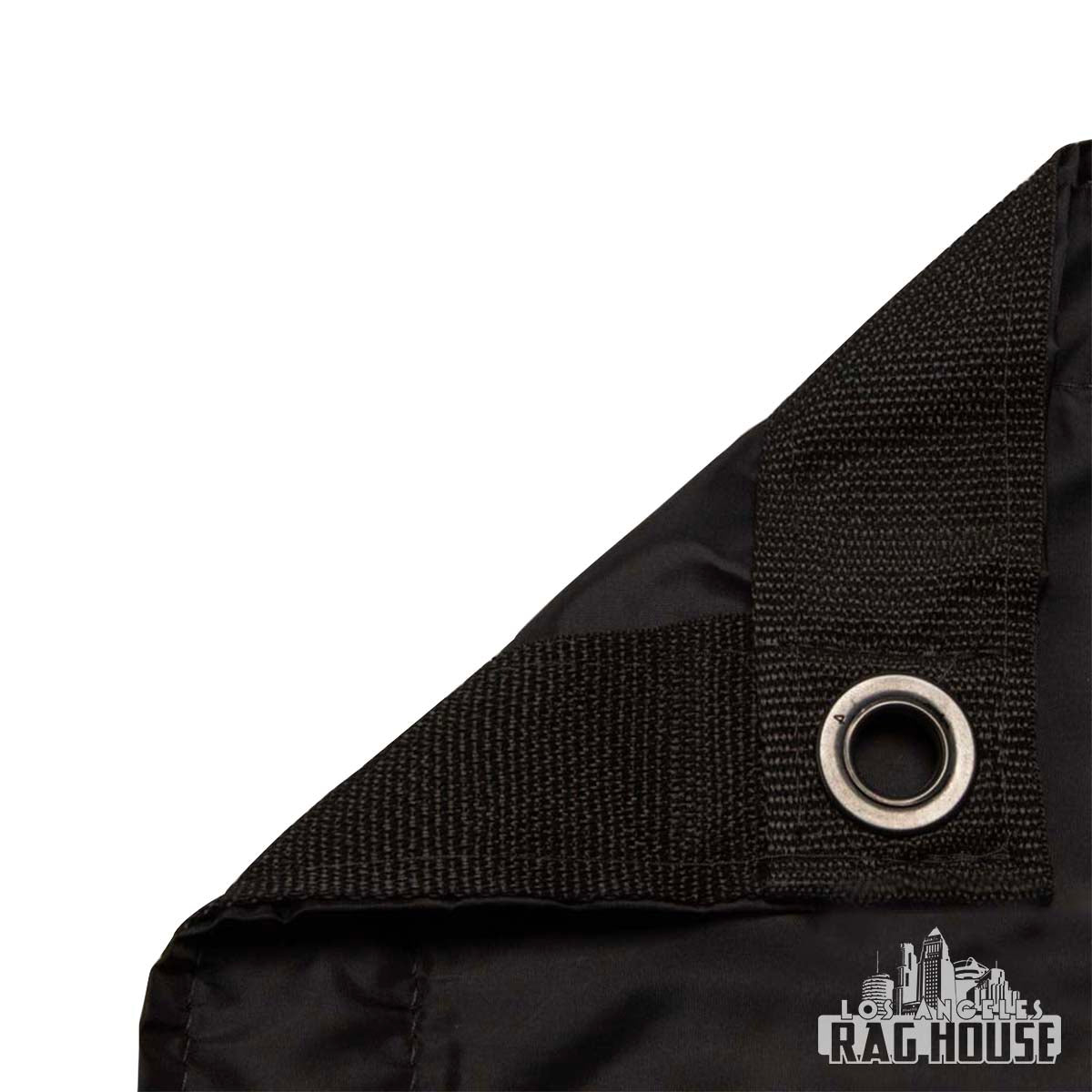 Poly Silk Black by LA Rag House - fabric detail