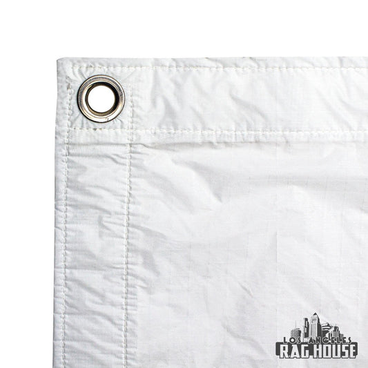 1/4 Grid Noisy White by LA Rag House