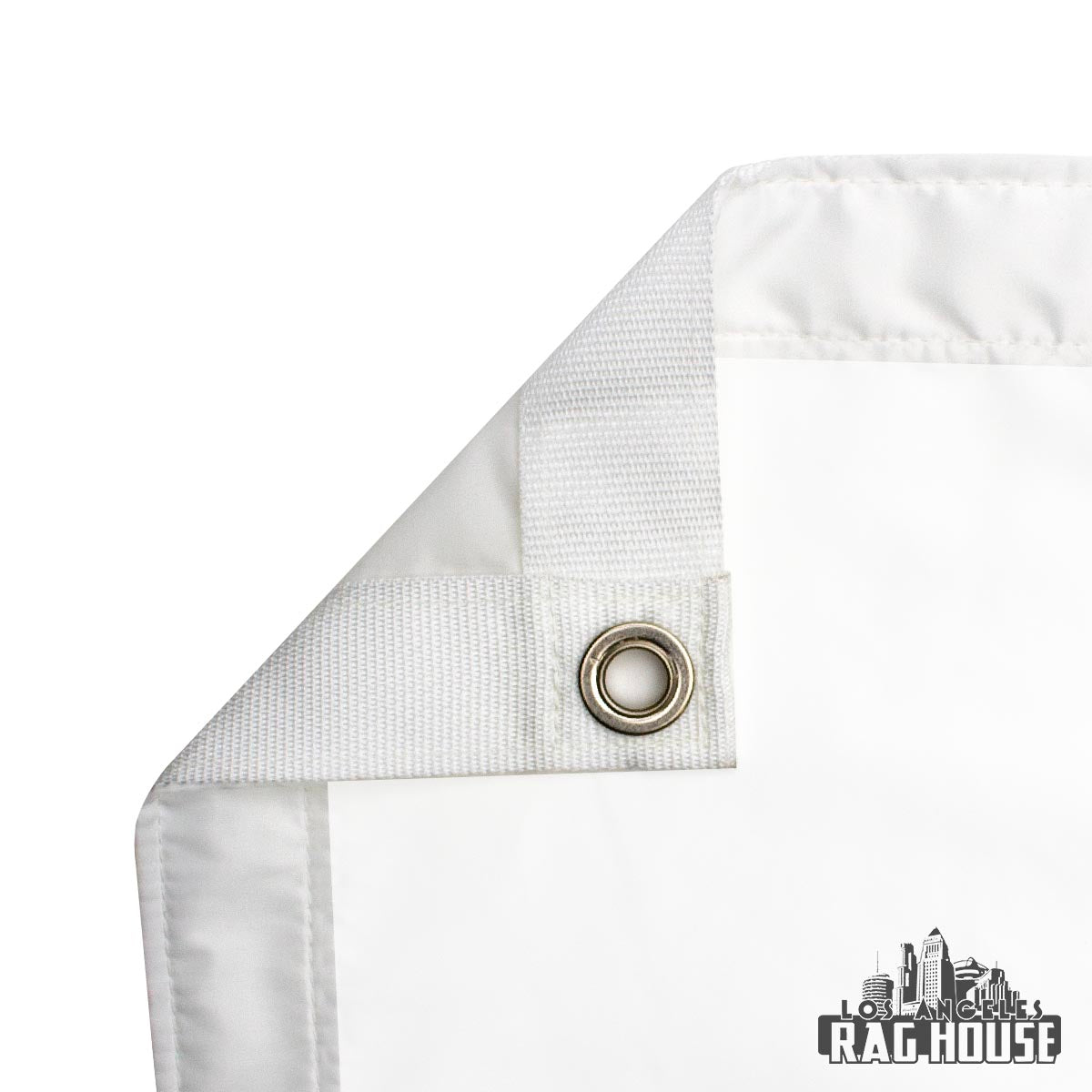 1/4 Silk White by LA Rag House - fabric detail