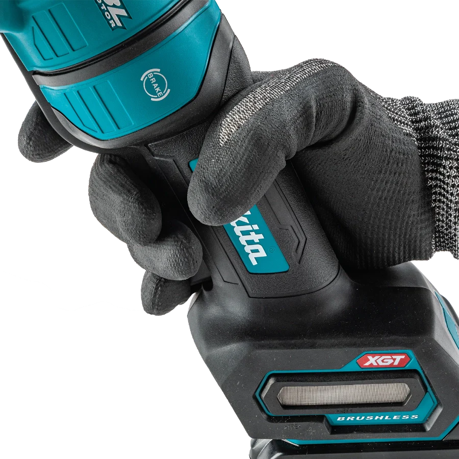 Makita GAG14M1 40V max XGT® Brushless Cordless 4‑1/2” / 6" Paddle Switch Angle Grinder Kit, with Electric Brake (4.0Ah) - Grip Support Store