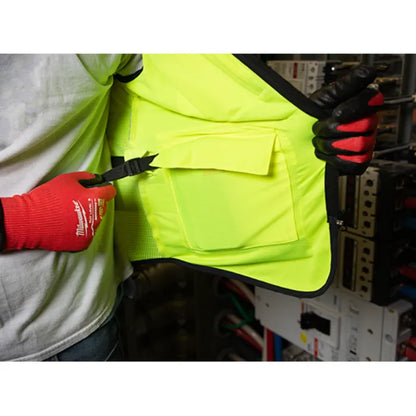 Milwaukee Class 2 High Visibility Yellow Performance Safety Vest - Grip Support Store