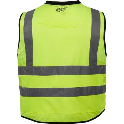 Milwaukee Class 2 High Visibility Yellow Performance Safety Vest - Grip Support Store